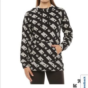 Juicy by Juicy Couture French Terry Women's Plus Long-Sleeve Hoodie Size: 1X